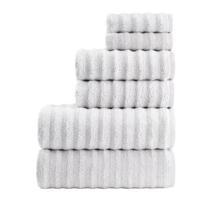 SONOMA Goods 6 Pc Quick Dry Bath Towel Set, Hand ,Washcloths -Oatmeal - Picture 1 of 3