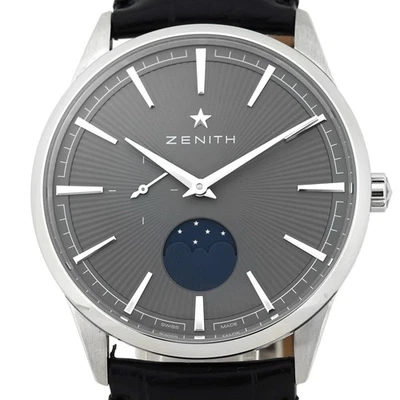 ZENITH Elite Moonphase 03.3100.692/03.C923 Automatic Grey Men Warranty - Image 1 of 4