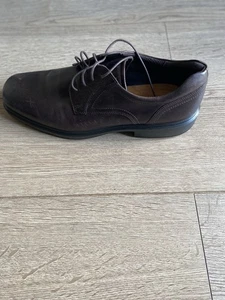 Zapatos de vestir Oxford formales marrón Ecco Helsinki 2 para hombre talla 13 EU 48 - Imagen 1 de 11