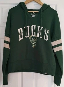Milwaukee Bucks Fanatics Bold Move Dolman Damen-Hoodie V-Ausschnitt hochhüft – Medium - Bild 1 von 6
