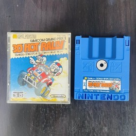 Famicom Grand Prix ll 3D Hot Rally Nintendo Disk System 1988 Racing Retro