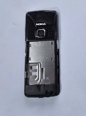 Nuevo Genuino Original Nokia 6300 Trasero Negro Chasis Carcasa Trasera Fascia Cubierta Foto 1 de 2