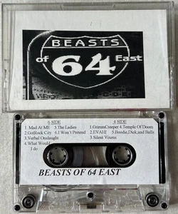 Beasts Of 64 East Compilation Sampler Open Loose Cassette Rare Virginia Rap - Picture 1 of 9