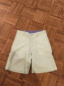 J Bailey Green/White Seersucker Shorts, Size 8!  - Picture 1 of 6