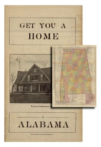 Home Seekers and Capitalists Guide to Alabama w/ map 1904 - Picture 1 of 7