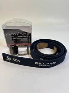 Cinturón de golf Nexbelt trenzado para todos los tamaños sin agujeros serie clásica billar Srixon - Imagen 1 de 10