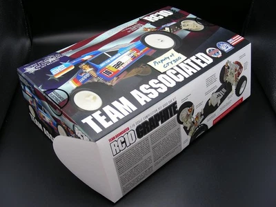 Team Associated #6030 RC10 GRAPHITE EMPTY KIT Retail Display Box NEW MINT Cond ! - Image 1 of 4