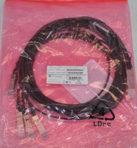 Extreme Networks 4050-00287-01 10321 QSFP+ 4xSFP+ FAN-OUT Cable 3.0 Meter - Bild 1 von 1