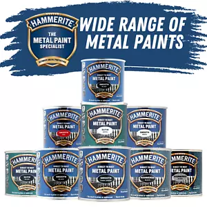 Hammerite Direct To Rust Quick Drying Metal Paint All Colour - 250ml - Picture 1 of 16