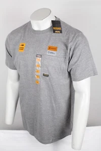 Ariat Men's Rebar T Shirt XL Cotton Strong Short Sleeve Mexico Pride Heather - Picture 1 of 5