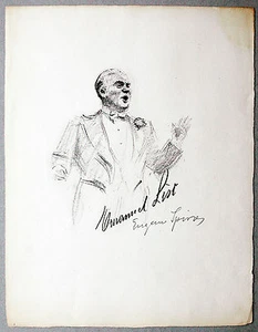 Eugen Spiro 1874-1972: Opernsänger Emanuel List 1946-49 Museumsobjekt publiziert - Bild 1 von 6