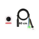 Motor Cable Conversion Extension 6Pin Hall Sensor Black Ebike Electric Bicycle