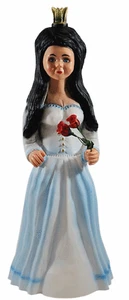 Figura Decorativa Biancaneve Statua da Giardino IN Piedi Fiaba H 55 CM Plastica - Foto 1 di 5