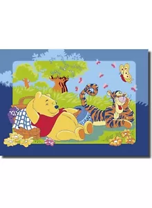 Disney Winnie Pooh Puuh XXXL Teppich/Abtreter/Bettvorleger 95 x 133 cm - Bild 1 von 1