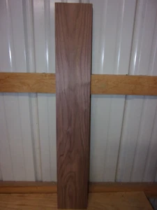 1 PC WALNUT LUMBER WOOD KILN DRIED BOARD 36"X 5 13/16"X 7/8" LOT 85V FLAT CLEAR - Picture 1 of 8