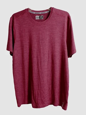 Camiseta RBX X-Train NUEVA Cuello Redondo Corto Slv Dobladillo Recto Vino Talla M #16099 Foto 1 de 4