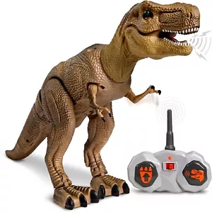 Walking T-Rex Dinosaur Remote Control RC Toys For Kid Action Figure LED Light Up - Picture 1 of 24