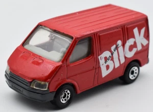 Matchbox Superfast Ford Transit Blick Swiss -  red. 1/63. Promotional - Picture 1 of 4