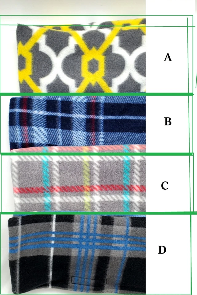 Cover ONLY For 12 x 15" Heating Pad Custom Handmade Double Thick SOFT Fleece - Image 1 of 4