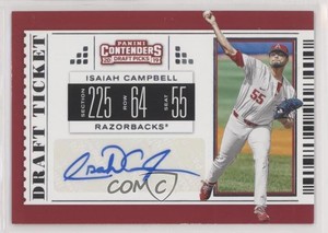 2019 Panini Contenders Draft Picks Draft Ticket Auto Isaiah Campbell #51 Auto