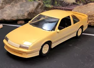 Imperfect Plastic PROMO Car WHITE 1990 CHEVROLET BERETTA GTZ No Box AS-IS - Picture 1 of 23