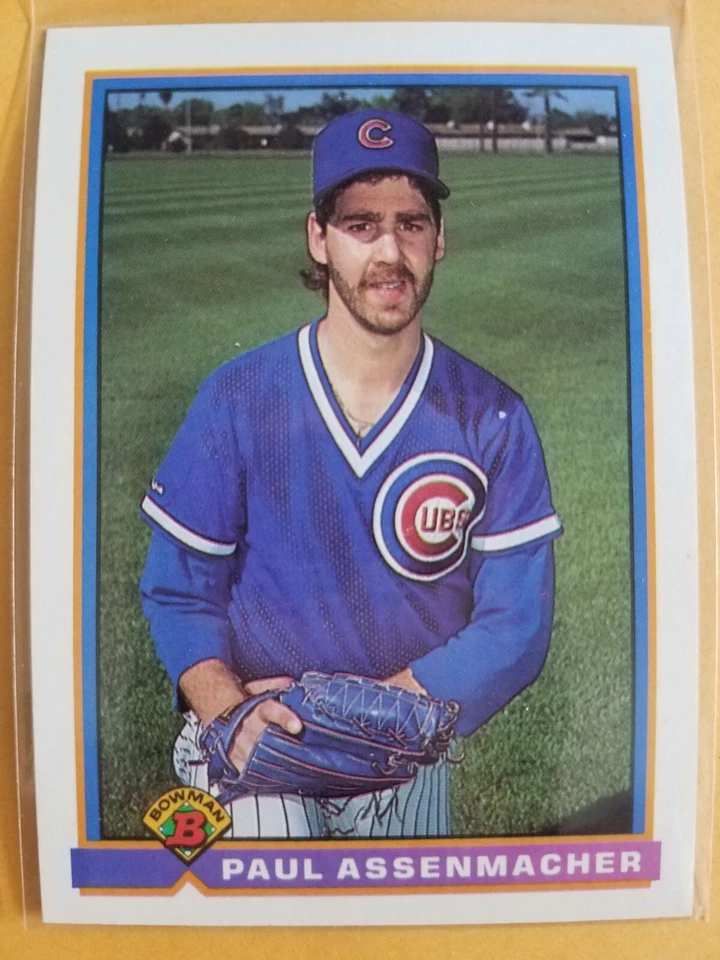 PAUL ASSENMACHER CHICAGO CUBS 1991 BOWMAN BASEBALL CARD #431 - Image 1 of 1