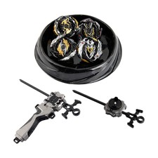 Black Knight Spinning Top Fighting Combat Toys w/ Launcher for Kids Children