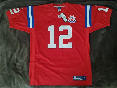Nueva con etiquetas Camiseta Reebok 2009 Tom Brady New England Patriots NFL ~ Talla 52 Foto 1 de 4
