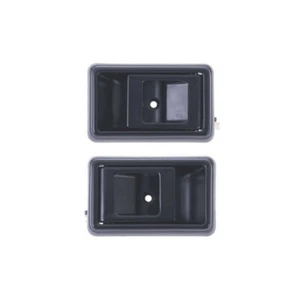 Door Handle Inner Pair Set for Toyota Corolla Pickup Truck Black 6920604010 - Picture 1 of 5