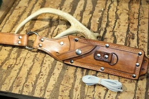 Custom THICK Leather {KABAR BK-3 } Knife Sheath-fits many others! - Picture 1 of 1