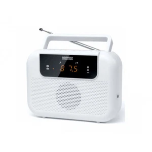 Radio digital portátil AM/FM Daewoo DRP-27 color blanco Usada - Imagen 1 de 1