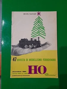 Rivista modellismo H0 RIVAROSSI - ANNO VIII N°47 Dicembre 1961 Completa, ottima - Foto 1 di 2