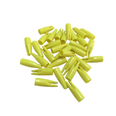 100pk Plastic Carbon Arrow Nocks for OD 6.9mm Arrow Shafts Plastic arrow nocks - Image 1 of 4