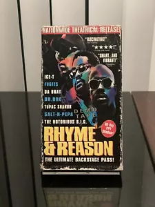 Demo Tape! Rhyme & Reason Ultimate Backstage Pass VHS Notorious B.I.G. Dr Dre - Picture 1 of 3