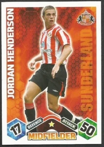 TOPPS MATCH ATTAX 2009-10-SUNDERLAND-JORDAN HENDERSON - Picture 1 of 1