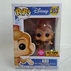 Funko Pop Disney Flocked Abu Hot Topic Exclusive Aladdin Monkey 353 Figure New