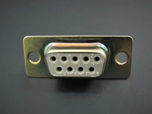 (10x) 9-Pin Female D-Sub Connector - Solder Cup Termination - Pan Pacific DS9S - Picture 1 of 4