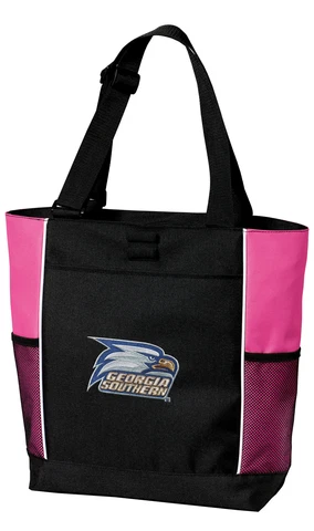 Georgia Southern University NEON PINK Tote Bag HOT COLORS! Cover