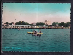 Cartolina Grado La Spiaggia ANIMATA FA356 - Picture 1 of 1