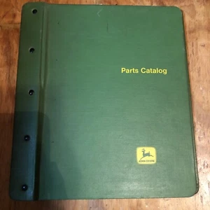 (1) Vintage John Deere Green Parts Catalog Binder - One Empty Binder SX-1002 - Picture 1 of 6