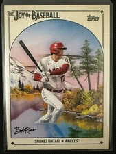 2023 Topps X Bob Ross Joy of Baseball Shohei Ohtani #1 Los Angeles Angels 