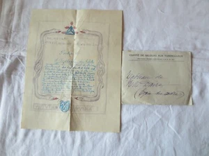 ANCIEN DOCUMENT VOIR PHOTOS  - Imagen 1 de 7