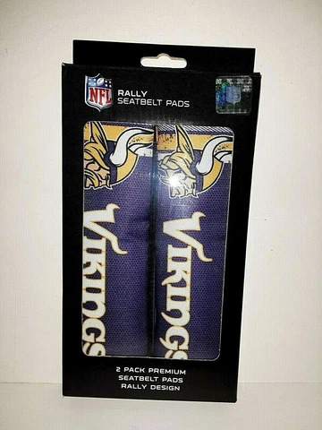 Minnesota Vikings NFL 2022 Rally Seat Belt Pad Set of 2 Cover