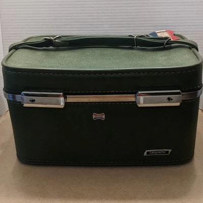 Estuche de Maquillaje Tren Triumph American Tourister De Colección Verde Mango Raro ¡BONITO! Foto 1 de 4