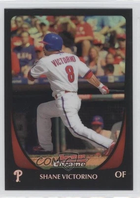 2011 Bowman Chrome Refractor Shane Victorino #11 - Image 1 of 2