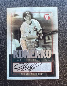 2003 Topps Pristine Paul Konerko Auto Short Print SSP Card - WHITE SOX HOF 🔥 - Picture 1 of 2
