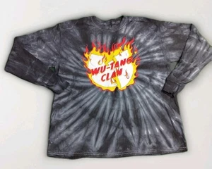T-shirt manica lunga Wu Tang Clan Flames rap hip hop taglia large 2020 - Foto 1 di 5
