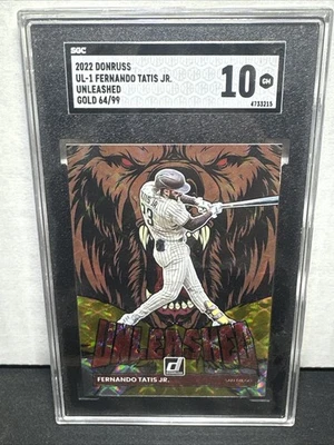 2022 Panini Donruss - Unleashed Fernando Tatís Jr. #UL-1 Gold 64/99 - Image 1 of 4