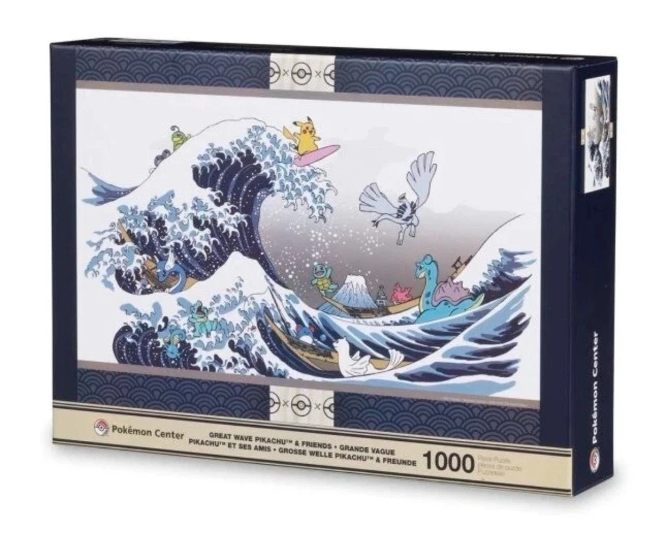 Puzzle Pokemon Center Great Wave Pikachu & Friends 1.000 piezas agotado, ¡sellado! Foto 1 de 1