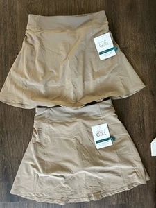 2 NWT Athleta Girl School Day Uniform Skort Black Size XL /14 Comfortable - Picture 1 of 9